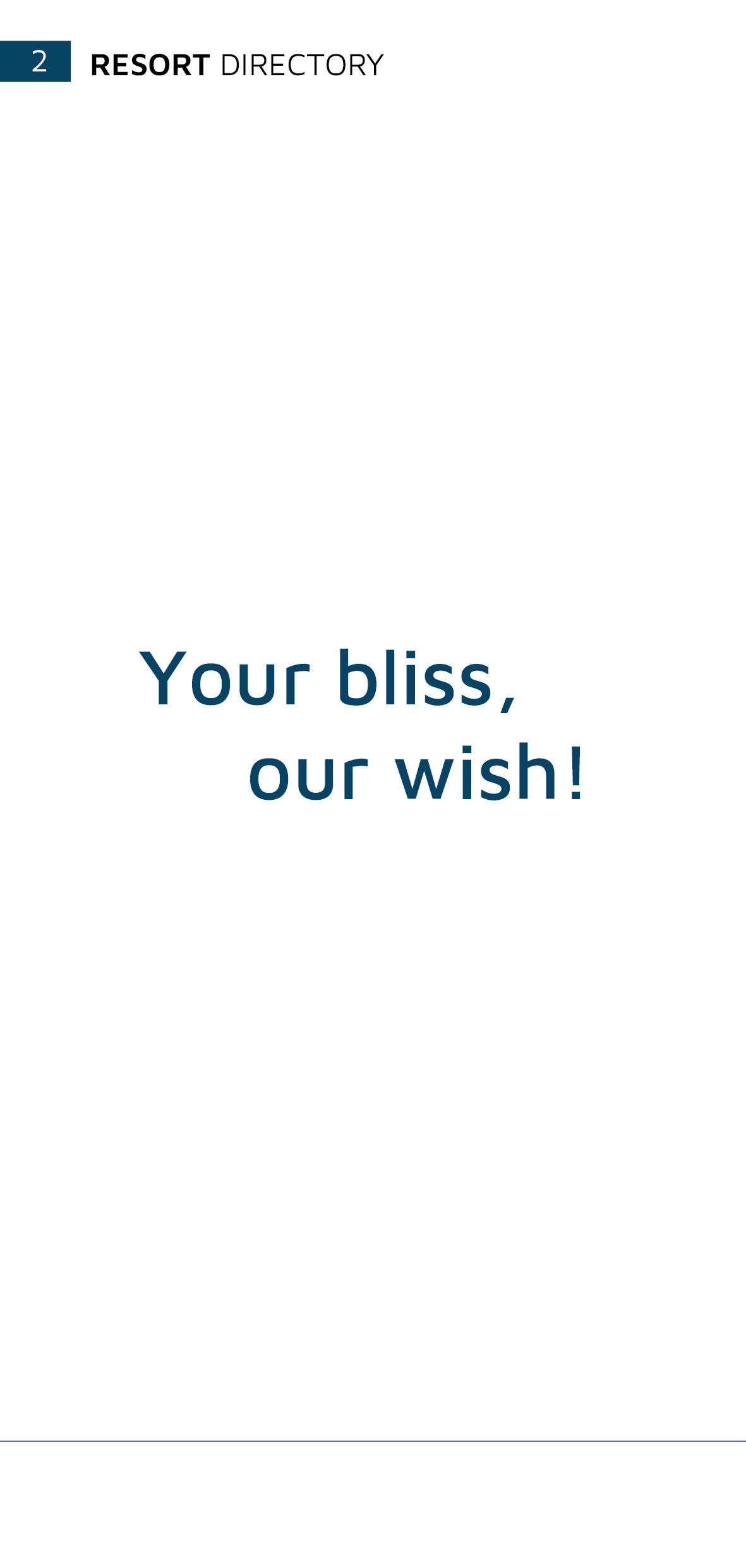 Bliss Hoi An Resort Directory - Facilities